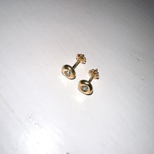 Cargar imagen en el visor de la galería, Aros Leia Oro 18k