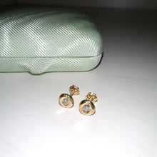 Cargar imagen en el visor de la galería, Aros Leia Oro 18k