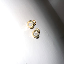 Cargar imagen en el visor de la galería, Aros Leia Oro 18k